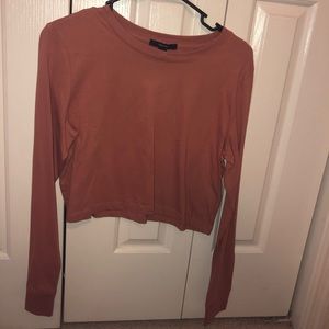 Long sleeve crop